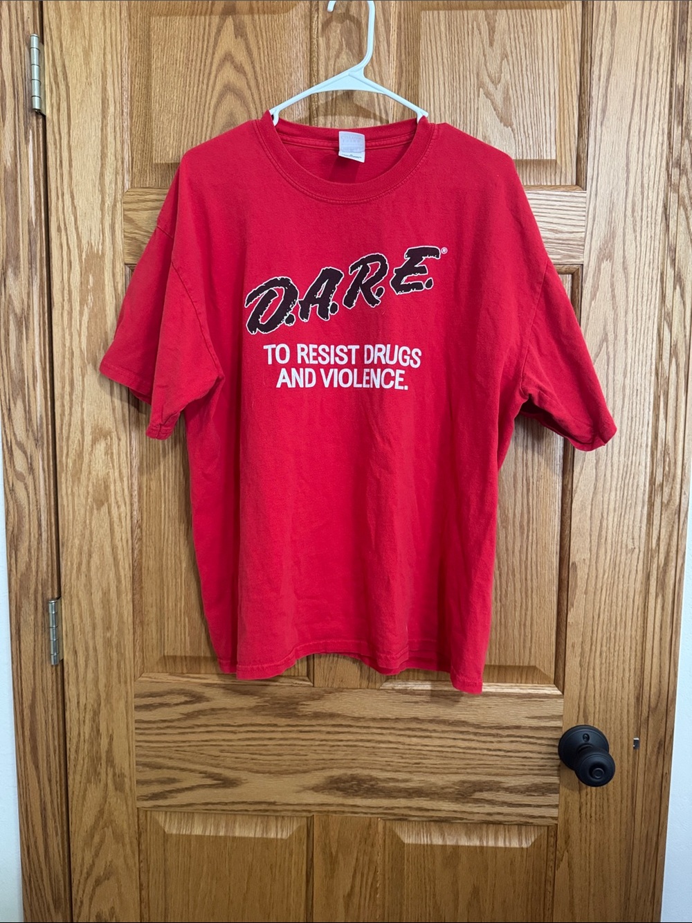 Gildan Red D.A.R.E. Short Sleeve T-Shirt